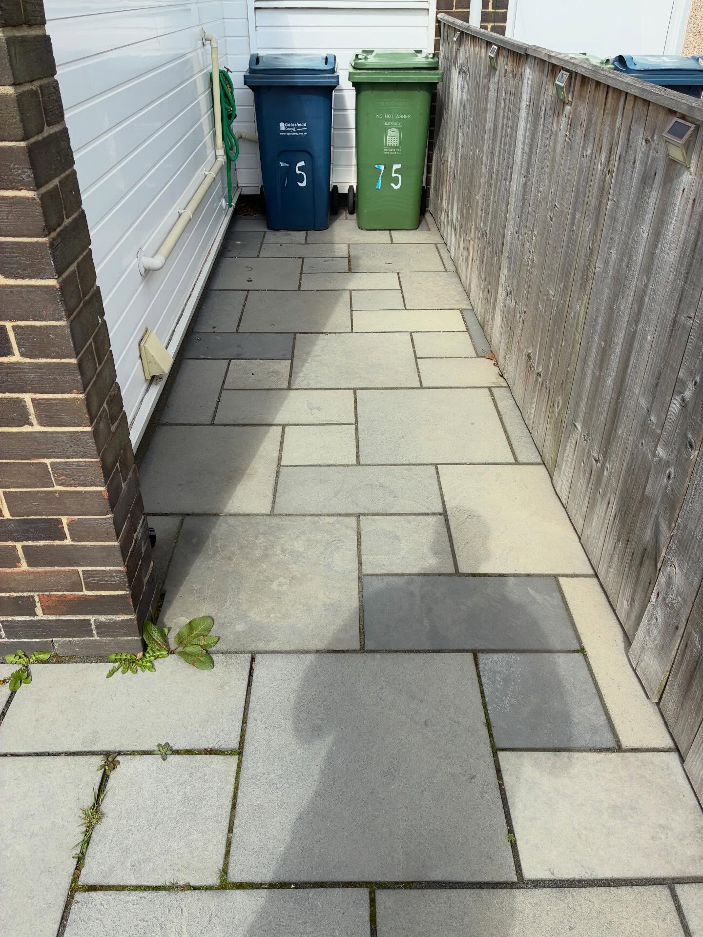 Exterior pathway and surfaces maintained and clean